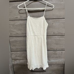 One Clothing Los Angeles cream mini dress